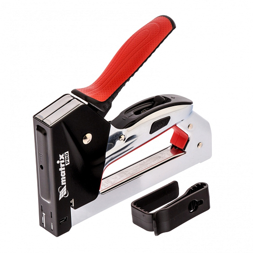 Фото 0 товара Степлер мебельный, стальной, тип 53, 6-14 мм, тип 300, 14 мм, тип 500, 14 мм, PRO Matrix