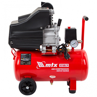 Компрессор воздушный DC1500L/24, 1,5 кВт, 24 л, 210 л/мин MTX - фото 3