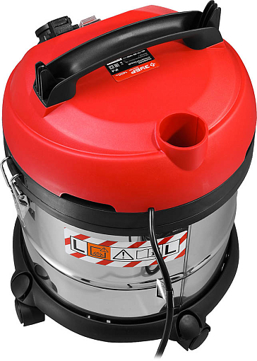 Фото 3 товара Пылесос строительный ПУ-20-1400 М3 Мастер ЗУБР 1400 Вт