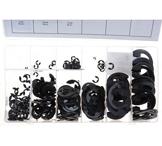 Набор стопорных колец, D 1,5-22 мм, 300 пред. Сибртех - фото 2