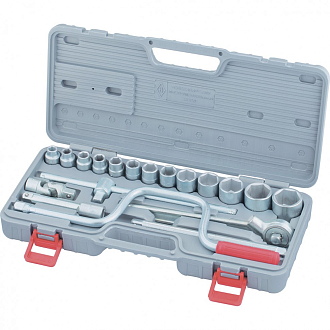 Набор шоферского инструмента № 3, пластиковый бокс (19 пред.) (НИЗ) Россия - фото 1