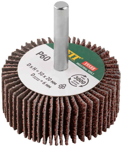 Фото 0 товара Диск лепестковый для дрели радиальный 50х20х6 мм Р 60 FIT