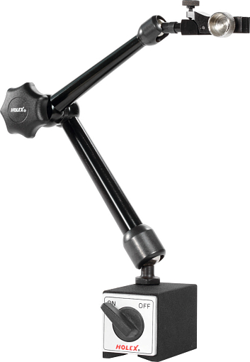 Фото 3 товара Магнитный измерительный штатив с точной регулировкой на зажиме для индикаторов 240