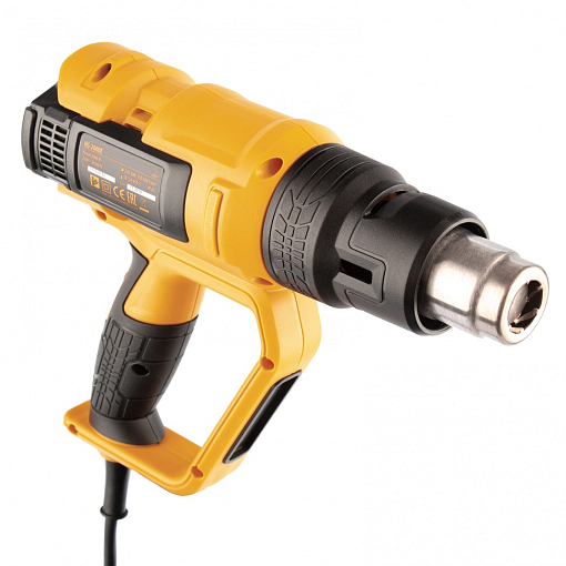 Фото 1 товара Фен технический HG-2000E, 2000 Вт, 2 режима, LCD дисплей Denzel