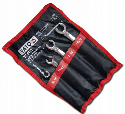 Фото 0 товара Набор ключей разрезных 8-15мм (4шт) CrV