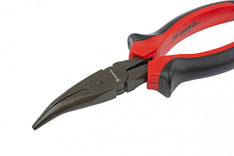 Длинногубцы изогнутые Black Nickel, 160 мм, двухкомпонентные рукоятки Matrix - фото 3