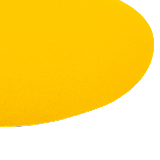 Фото 3 товара Круг абразивный шлифовальный под липучку "Yellow Sandpaper" Р320 (150мм; без отверстий; 25шт) желтый