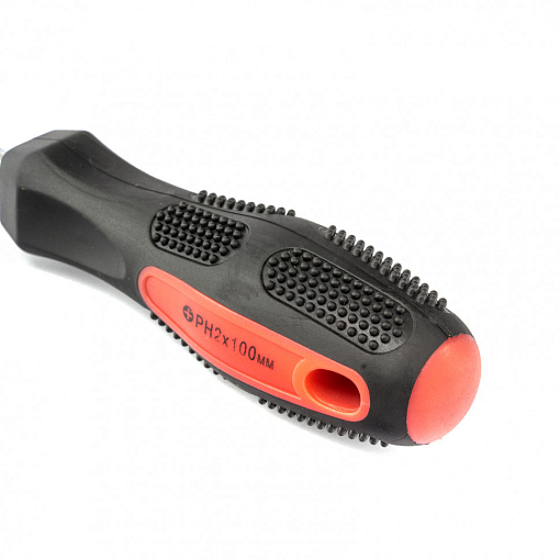 Фото 2 товара Отвертка Anti-Slip, PH2 х 100 мм, CrV, двухкомпонентная рукоятка Matrix