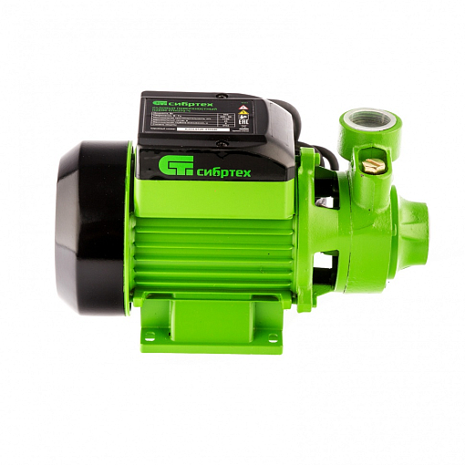 Фото 0 товара Садовый поверхностный насос СПН370-Ч, 370 Вт, напор 25 м, 1700 л/ч, чугун Сибртех