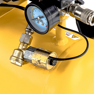 Компрессор DLS650/10 безмаслянный малошумный 650 Вт, 120 л/мин, ресивер 10 л Denzel - фото 8