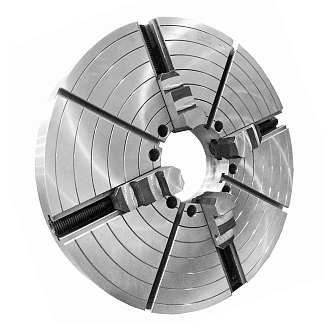 Патрон токарный 4-х кулачковый ручной с независимым перемещением кулачков 7103-400.J8 БЗСП - фото 4