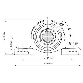 Подшипниковый узел UCP206 TECHNIX - фото 2