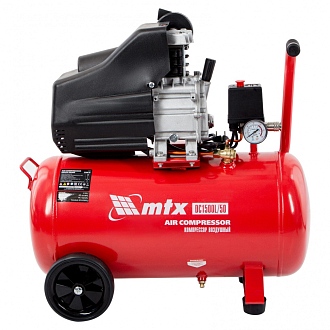 Компрессор воздушный DC1500L/50, 1,5 кВт, 50 л, 210 л/мин MTX - фото 3