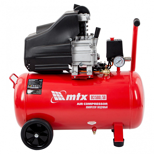 Фото 2 товара Компрессор воздушный DC1500L/50, 1,5 кВт, 50 л, 210 л/мин MTX