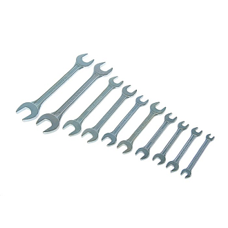Набор ключей рожковых 6-27мм (10шт) CrV - фото 2