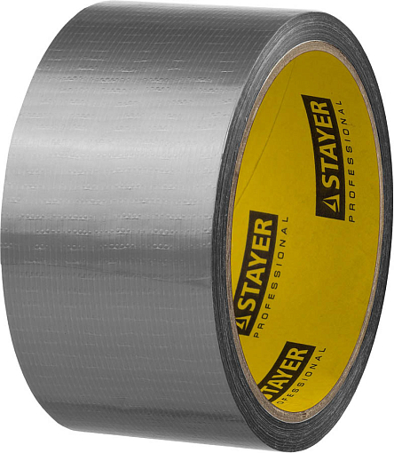 Фото 0 товара Армированная лента (скотч) STAYER 12080-50-10 48 мм х 10 м, серебристая, на тканевой основе