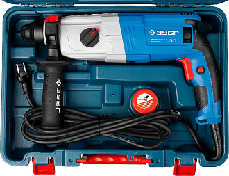 Перфоратор горизонтальный ЗП-30-900 К Профессионал ЗУБР 900 Вт, 0-1000 об/мин, 0-5500 уд/мин, кейс - фото 6
