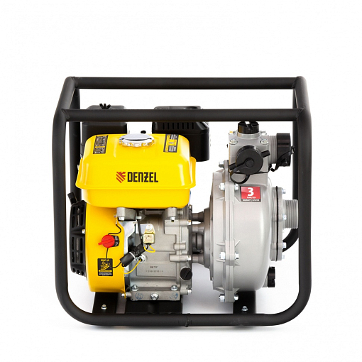 Фото 3 товара Мотопомпа бензиновая высоконапорная PX-50H, 7 л.с, 2", 600 л/мин, глубина 8 м, напор 65 м Denzel