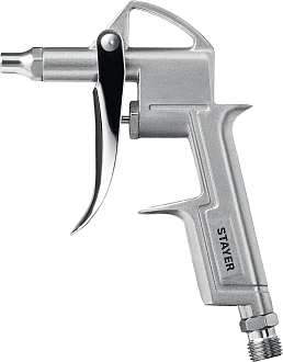 Набор пневматический универсальный: краскораспылитель с верхним бачком, пистолеты, пневмошланг STAYER 5 предметов,06488-H5_z01 - фото 4