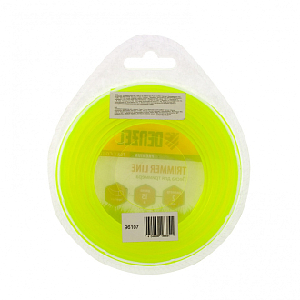 Леска для триммера, круглая 2 мм х 15 м, блистер Flex cord Denzel - фото 4