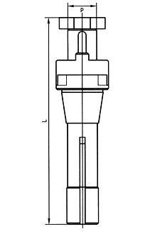 Оправка для насадных торцевых фрез R8 (7/16" 20UNF) d16 L150 - фото 2