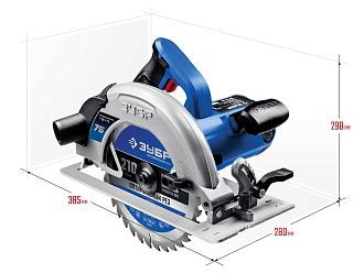 ЗУБР 2000 Вт, 210 мм, пила дисковая ПДП-75 Профессионал - фото 2