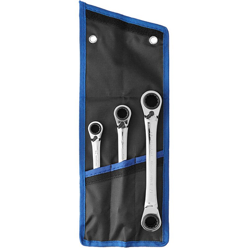 Фото 0 товара Наборы трещоточных комбинированных ключей накидных ЗУБР 27105-H3 серия «ПРОФЕССИОНАЛ»