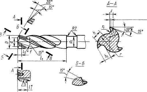 Фото 1 товара Зенкер по мет. 36,0 к/х км4 с пластинами ВК8
