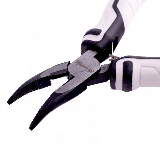 Фото 2 товара Длинногубцы Mini, 125 мм, изогнутые, авторазжим, Pro Matrix