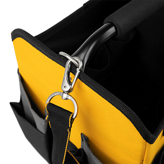 Переноска для инструмента, 260х240х300 мм, 22 кармана, наплечный ремень Denzel - фото 6