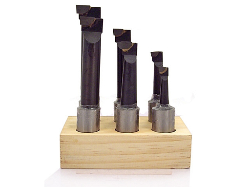 Фото 1 товара Комплект резцов к расточной головке D-100 (ВК8, 6 шт.)