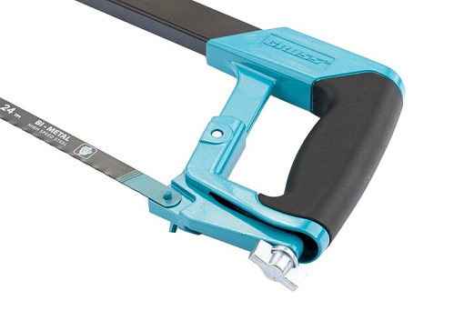 Фото 2 товара Ножовка по мет. "Piranha", 300 мм, обрезин. рукоятка и захват Gross