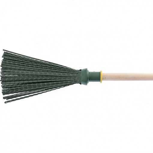 Фото 0 товара Метла полипропиленовая, 215 x 280 x 1505 мм, круглая, деревянный черенок, Россия Сибртеx