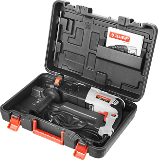 ЗУБР 800 Вт, 0-1300 об/мин, 0-4800 уд/мин, кейс, перфоратор горизонтальный П-26-800 Мастер - фото 6