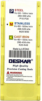 CCMT060208 LF6118 токарная пластина Deskar - фото 6