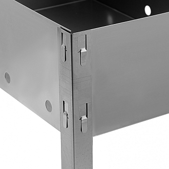 Мангал эконом 350 x 250 x 350 мм, Россия Camping Palisad - фото 4