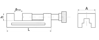 Тиски лекальные прецизионные SPZ50/65A (QGG50) STV - фото 3