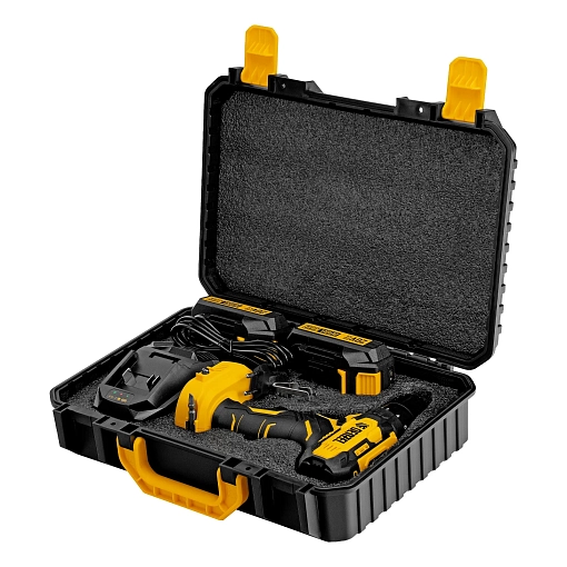 Фото 3 товара Дрель-шуруповерт аккумуляторная CDQ-20, Li-Ion, 20 В, Denzel