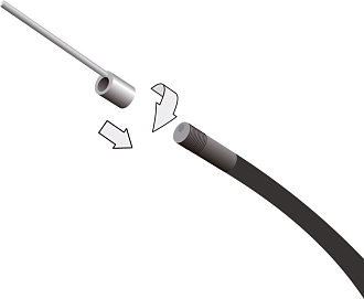 Видеоэндоскоп с индикацией измерительного растра и гибким зондом, 5,5 мм 2000 мм - фото 1