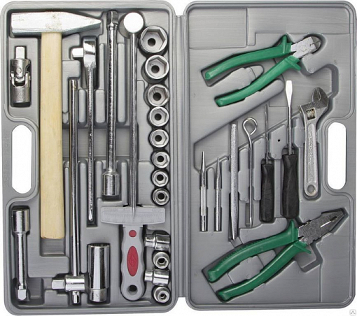 Фото 0 товара Набор инструмента Универсал (24 предмета)