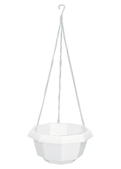 Кашпо подвесное, 200 х 140 мм, пластиковая корзина многогранная Palisad - фото 2