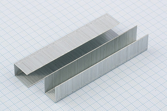 Скобы, 14 мм, для мебельного степлера, усиленные, тип 53, 1000 шт Gross - фото 3