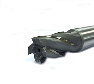 Фреза твердосплавная концевая 50х150х282 к/х z=6 КМ4 ВК30(ВК8) винтовая Deskar - фото 5