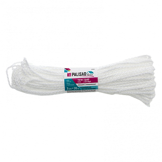 Шнур бельевой полипропиленовый с сердечником, 3 мм, L 20 м, белый, Home Palisad - фото 4