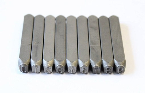 Фото 1 товара Клеймо цифровое 4мм сталь