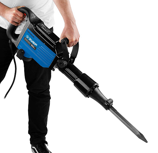 Фото 6 товара Бетонолом электрический ЗМ-50-2000 ВК Профессионал ЗУБР 2000 Вт, 1400 уд/мин, 50 Дж, кейс