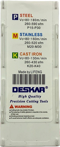 Фото 7 товара 16ER 2.0 TR LDA резьбовая пластина Deskar