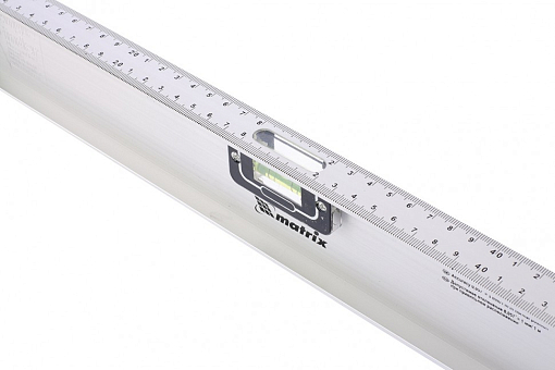 Фото 2 товара Уровень алюминиевый "Рельс", 600 мм, 3 глазка (1 поворотный) Matrix