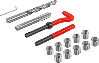 Набор для восстановления резьбы M12x1.25, 15 предметов, THORVIK - фото 2