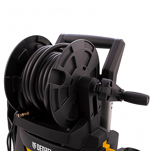 Фото 5 товара Моечная машина высокого давления R-210iD, 2600 Вт, 210 бар, 8.0 л/мин, асинхронный двигатель, барабан Denzel